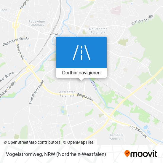 Vogelstromweg Karte