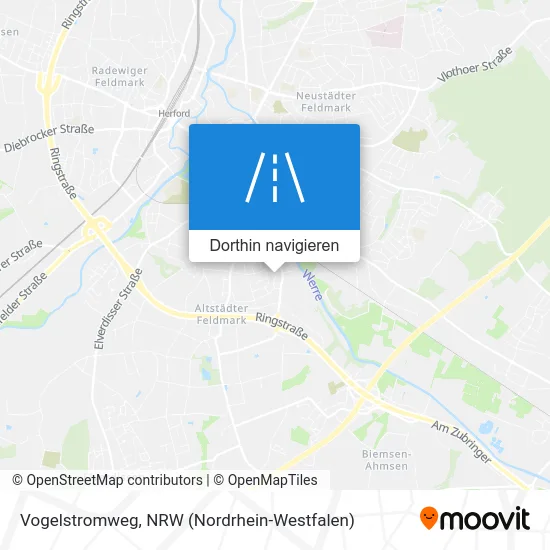 Vogelstromweg Karte