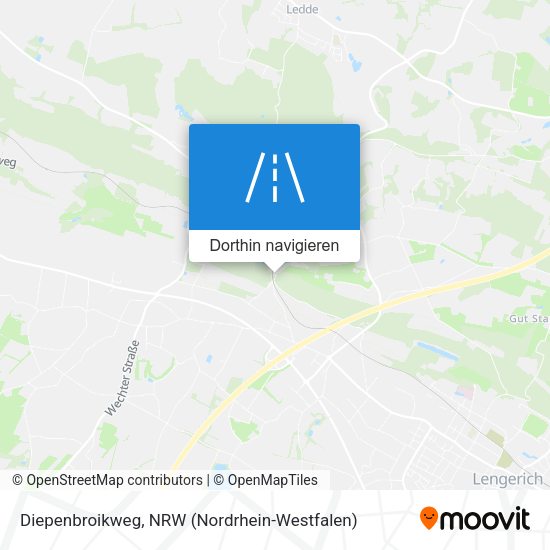 Diepenbroikweg Karte