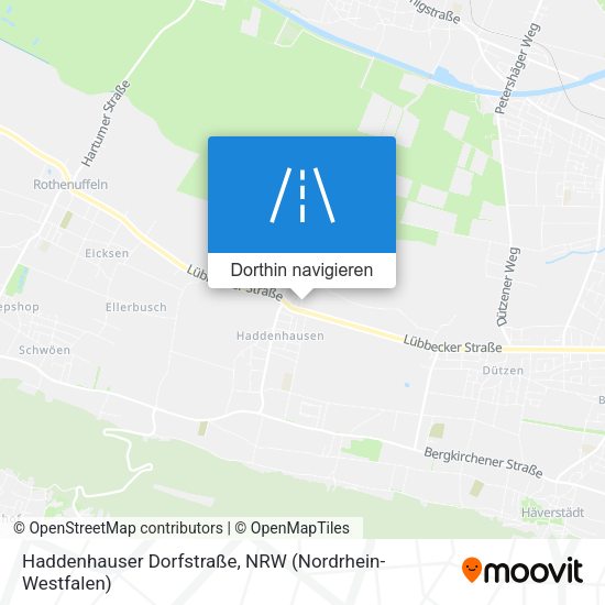 Haddenhauser Dorfstraße Karte