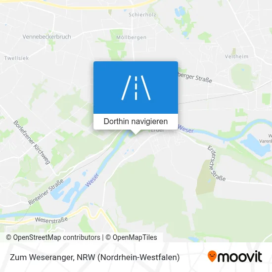 Zum Weseranger Karte