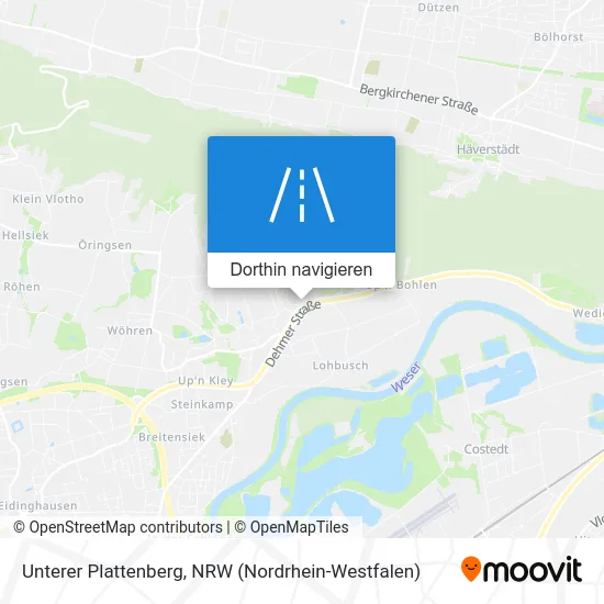 Unterer Plattenberg Karte