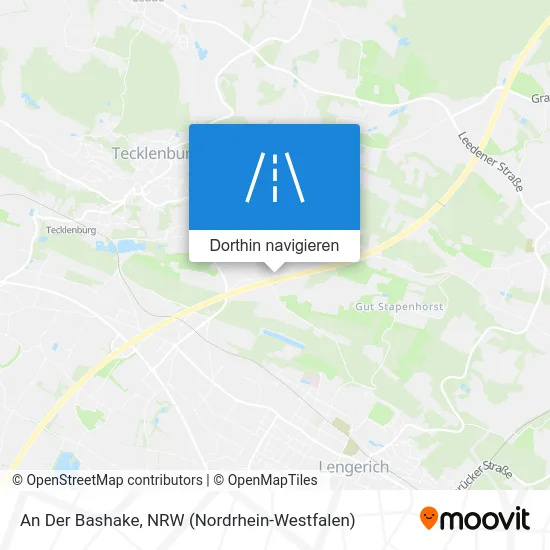 An Der Bashake Karte