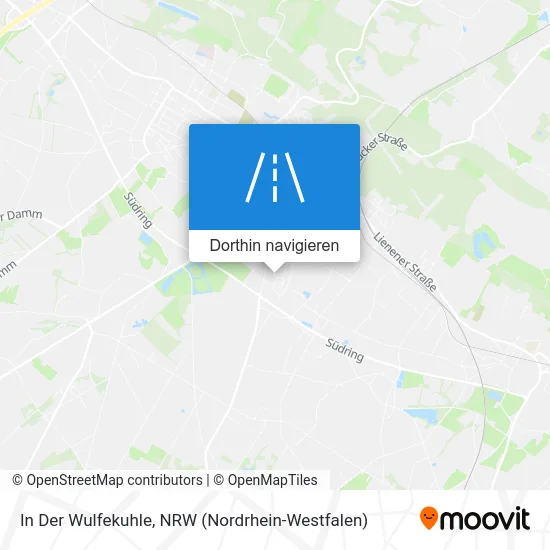 In Der Wulfekuhle Karte