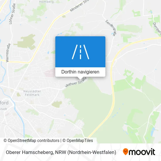 Oberer Hamscheberg Karte