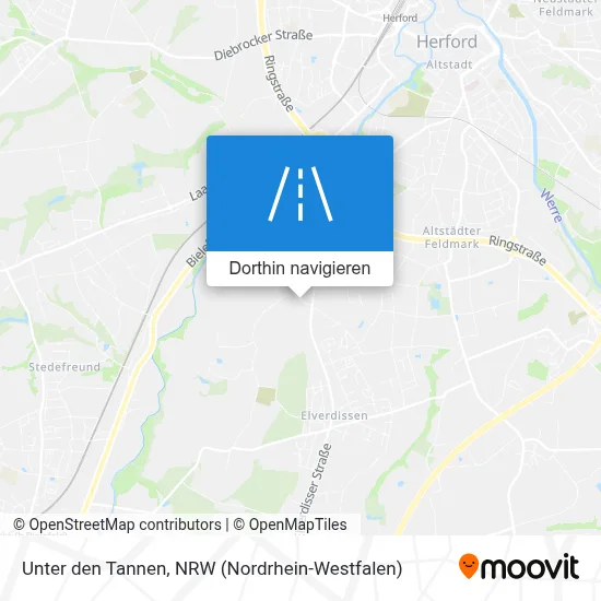 Unter den Tannen Karte