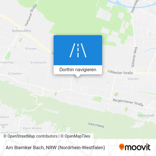 Am Biemker Bach Karte