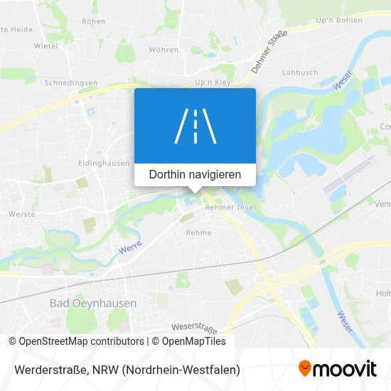 Werderstraße Karte