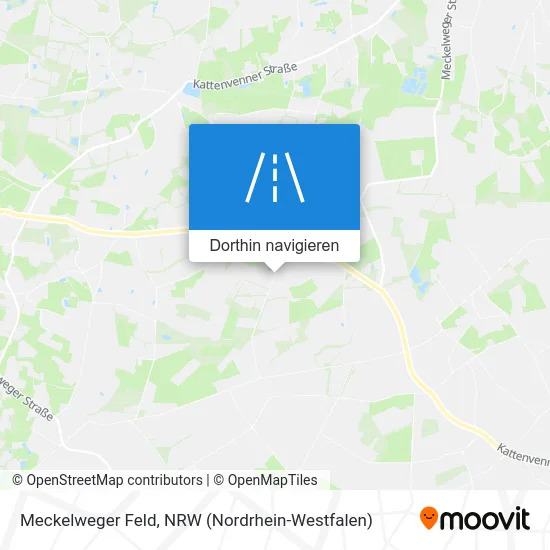 Meckelweger Feld Karte