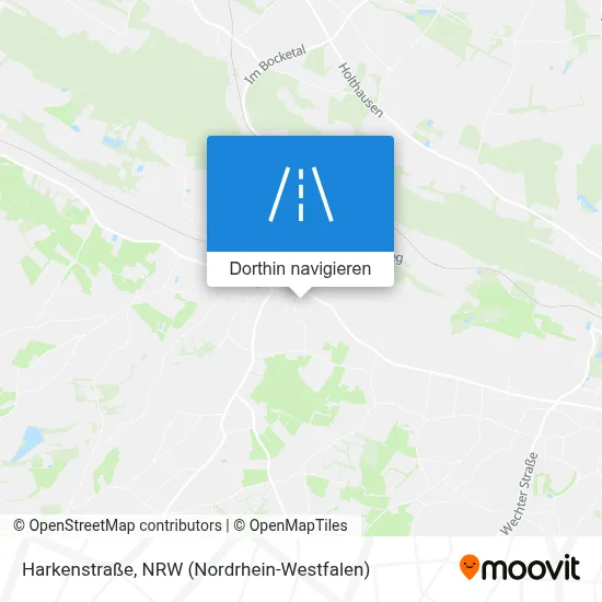 Harkenstraße Karte