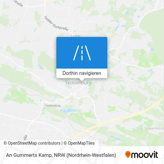 An Gummerts Kamp Karte