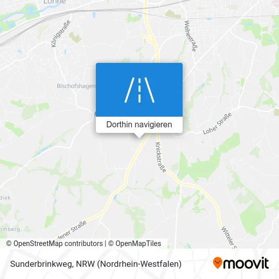 Sunderbrinkweg Karte
