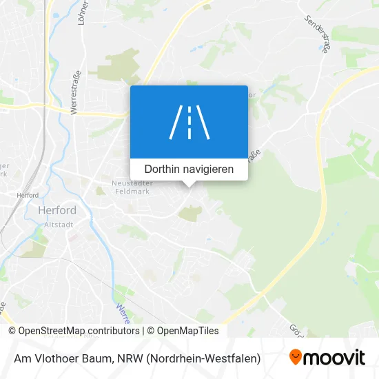 Am Vlothoer Baum Karte