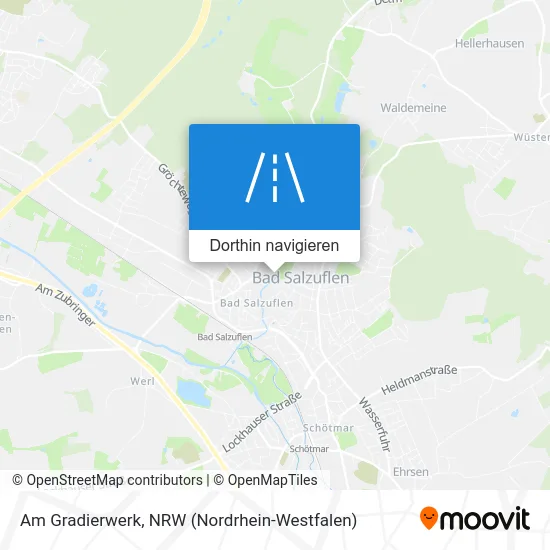 Am Gradierwerk Karte