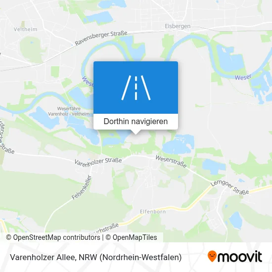 Varenholzer Allee Karte