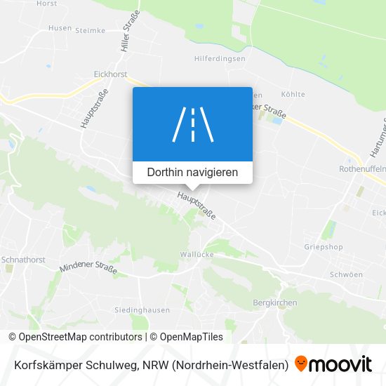 Korfskämper Schulweg Karte