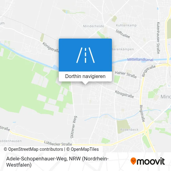 Adele-Schopenhauer-Weg Karte