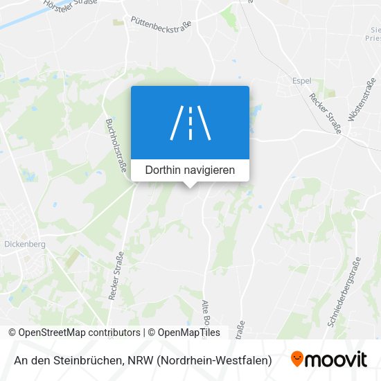 An den Steinbrüchen Karte