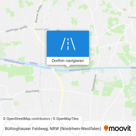 Büttinghauser Feldweg Karte