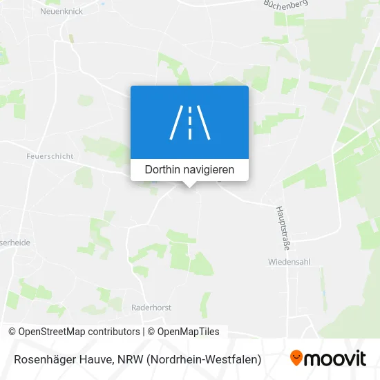 Rosenhäger Hauve Karte