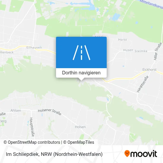 Im Schliepdiek Karte