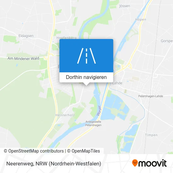 Neerenweg Karte