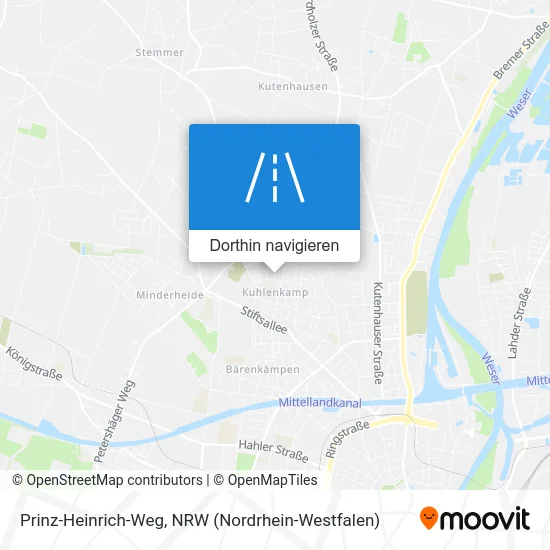 Prinz-Heinrich-Weg Karte