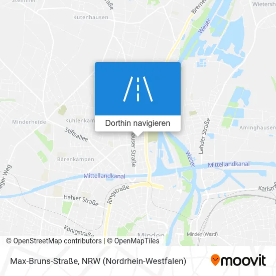 Max-Bruns-Straße Karte