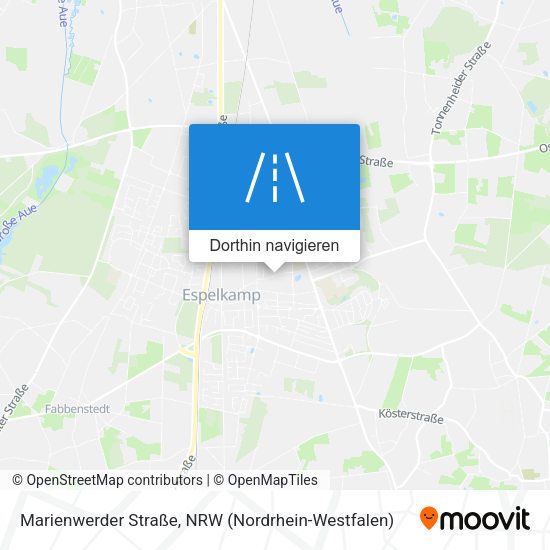 Marienwerder Straße Karte