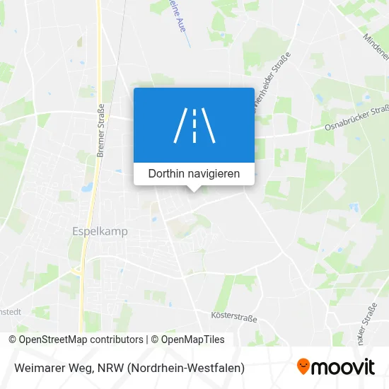 Weimarer Weg Karte