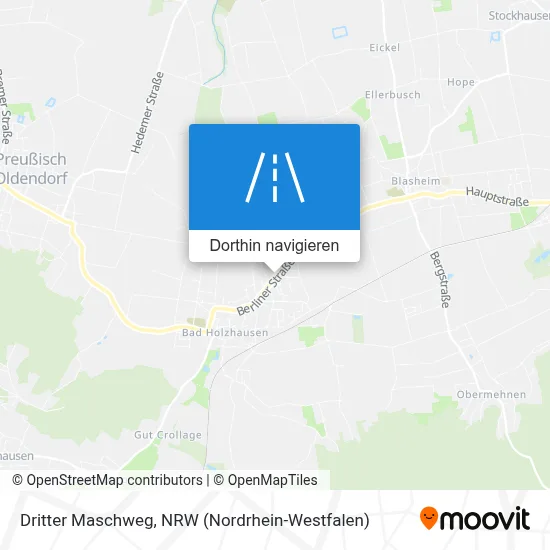 Dritter Maschweg Karte