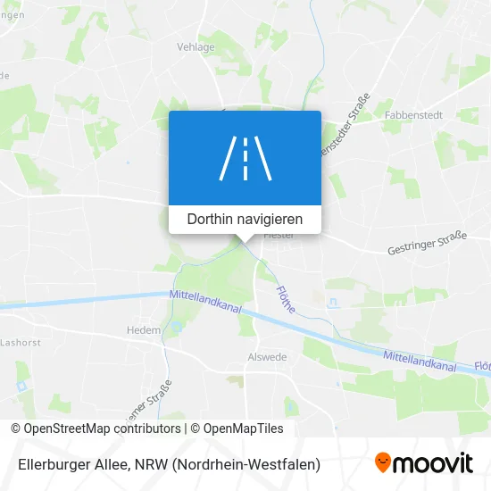 Ellerburger Allee Karte