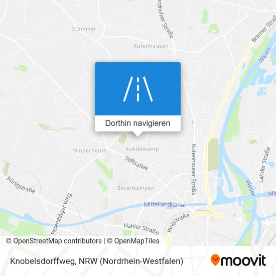 Knobelsdorffweg Karte