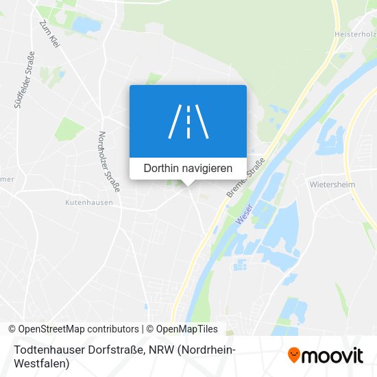 Todtenhauser Dorfstraße Karte