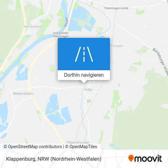 Klappenburg Karte