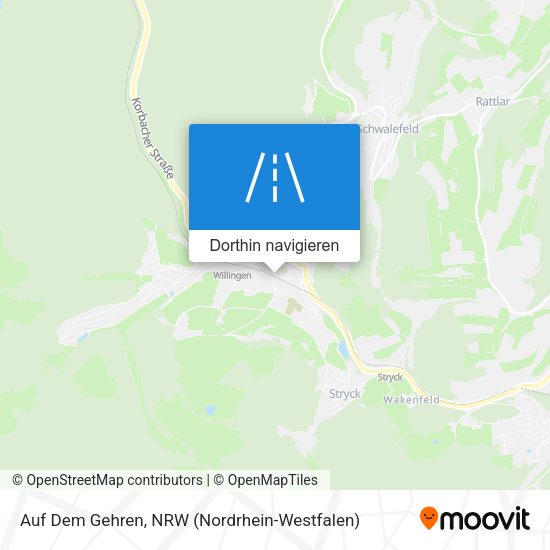 Auf Dem Gehren Karte