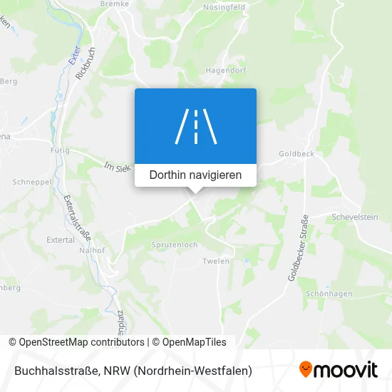 Buchhalsstraße Karte