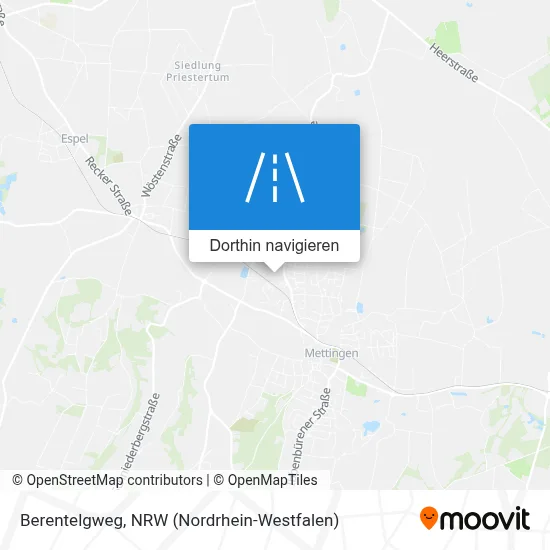 Berentelgweg Karte
