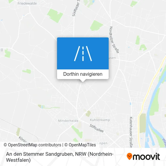 An den Stemmer Sandgruben Karte
