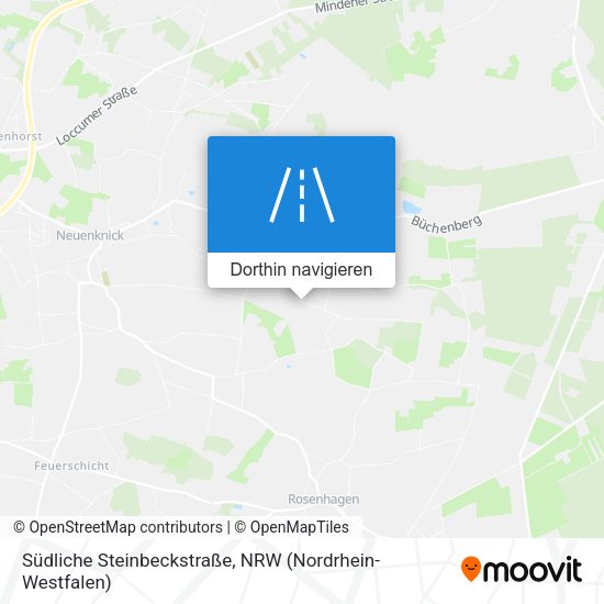 Südliche Steinbeckstraße Karte