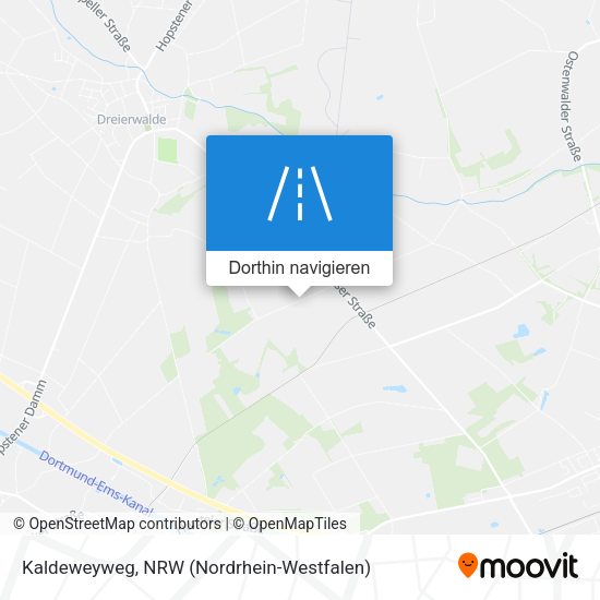 Kaldeweyweg Karte