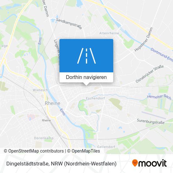 Dingelstädtstraße Karte