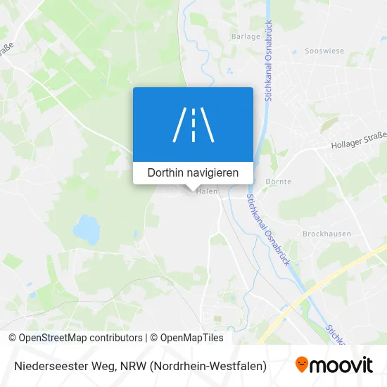 Niederseester Weg Karte