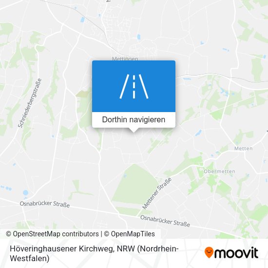 Höveringhausener Kirchweg Karte