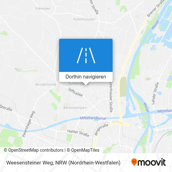 Weesensteiner Weg Karte