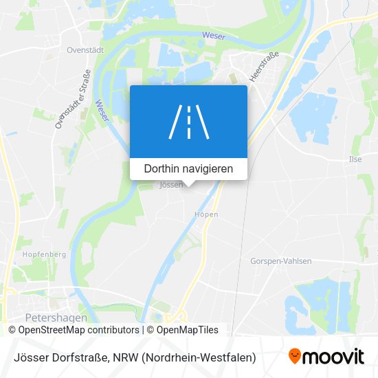 Jösser Dorfstraße Karte