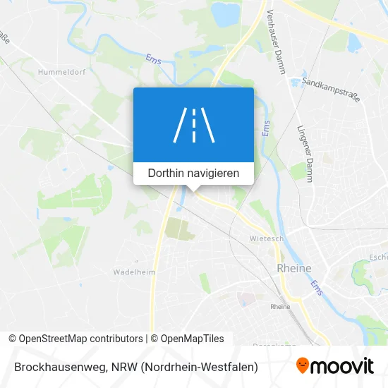 Brockhausenweg Karte