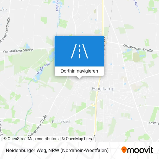 Neidenburger Weg Karte