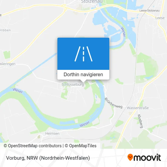 Vorburg Karte