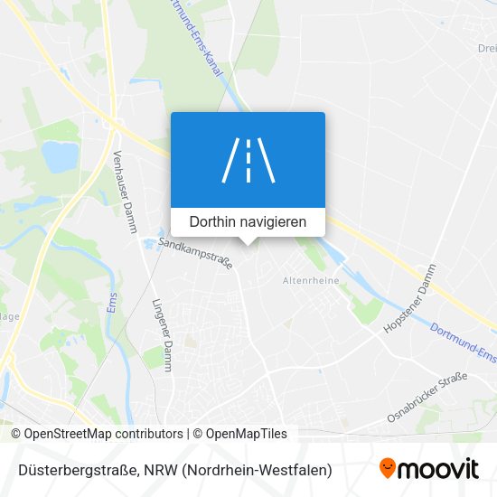 Düsterbergstraße Karte